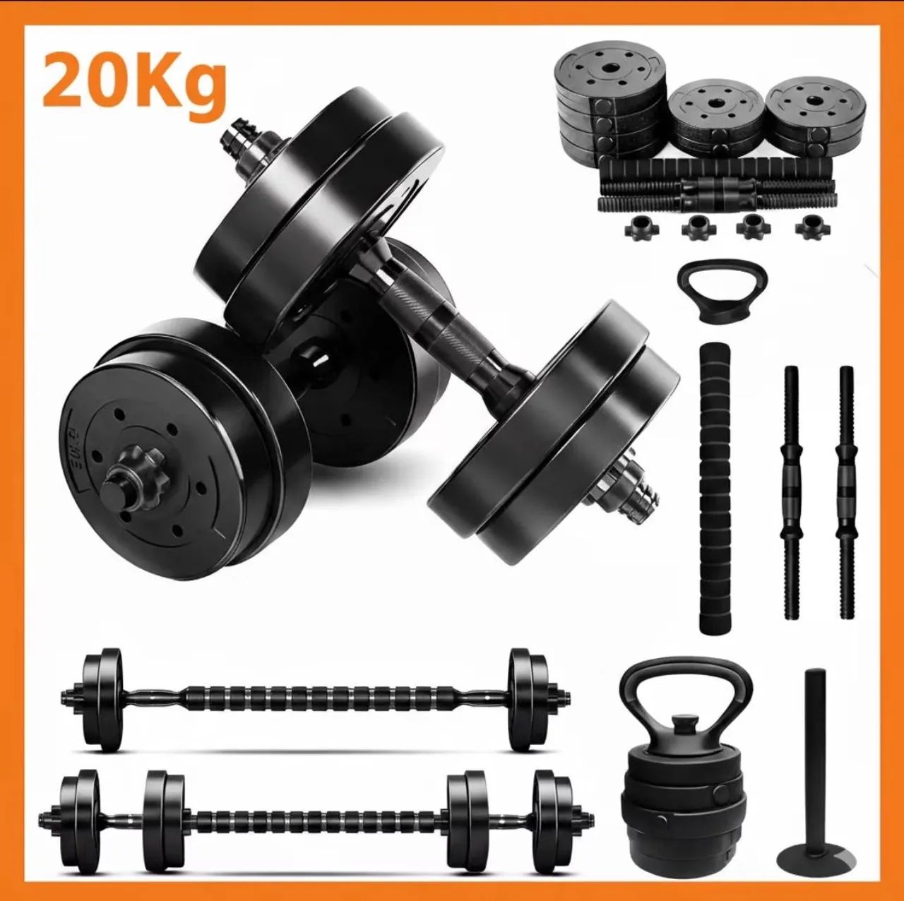 KIT MUSCULAÇÃO 20KG - Foto 2