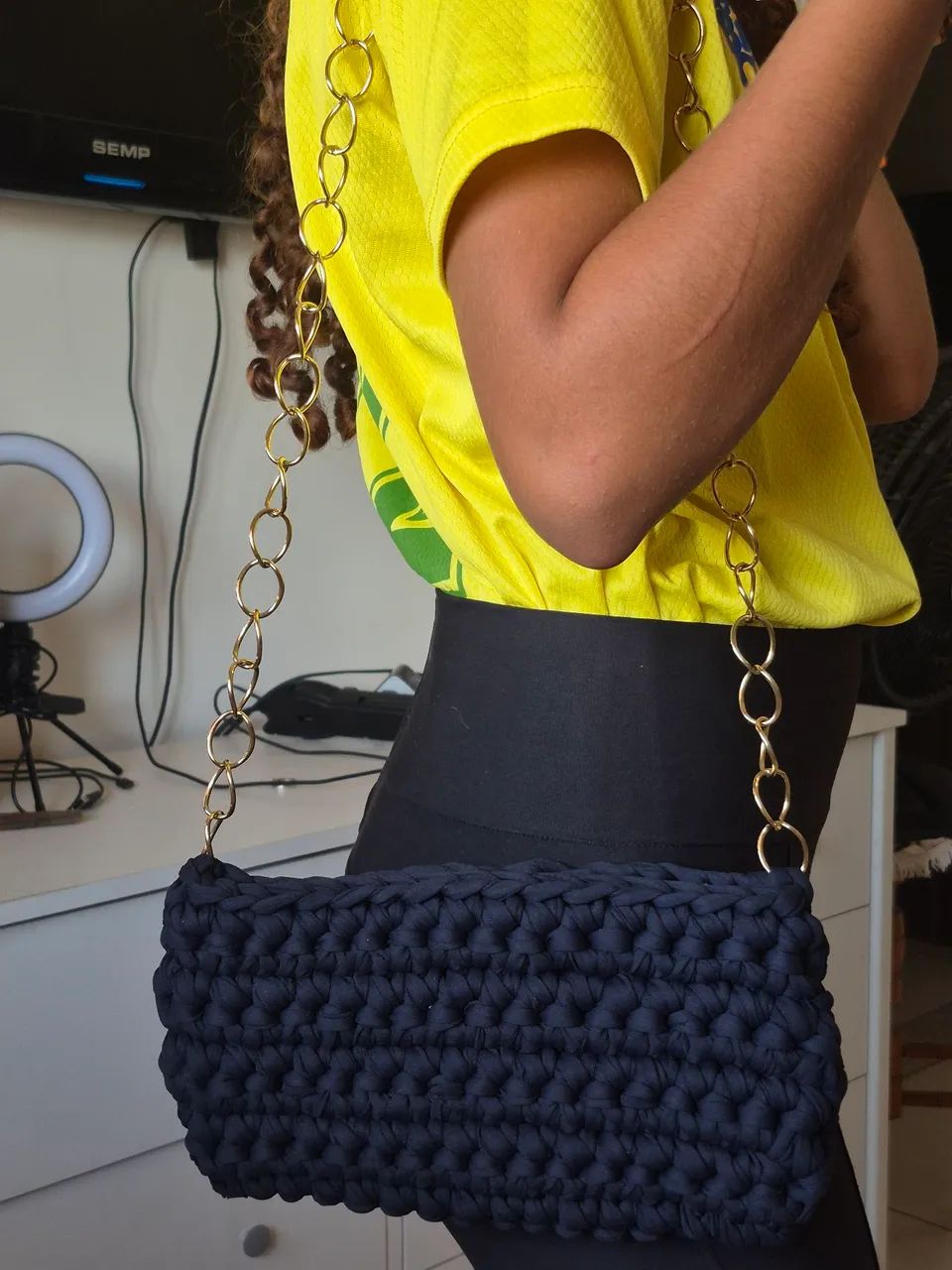 Bolsa croch ê feita a mão  - Foto 2