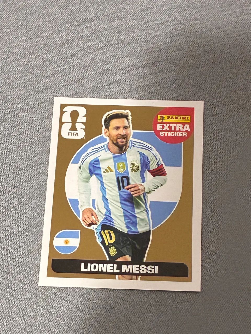 figurinha legend-2026- MESSI - GOLD