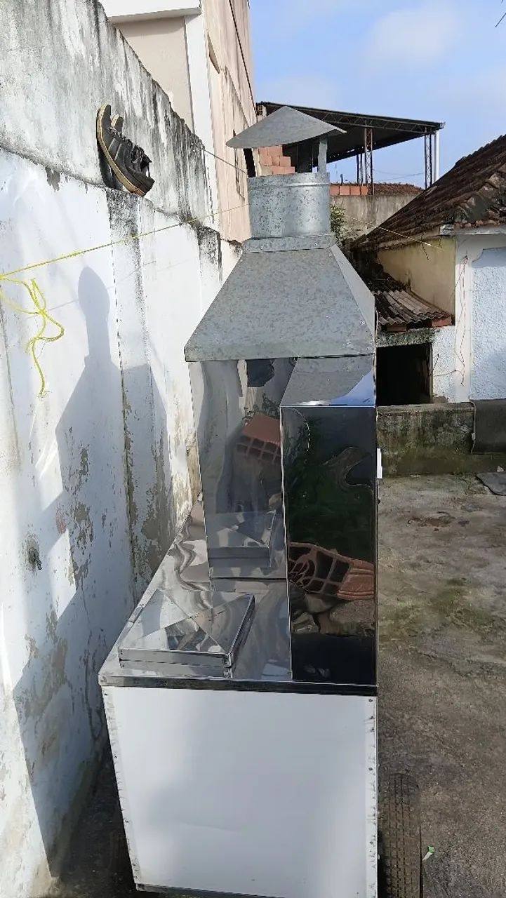 Carrinho móvel churrasqueira nova - Foto 2