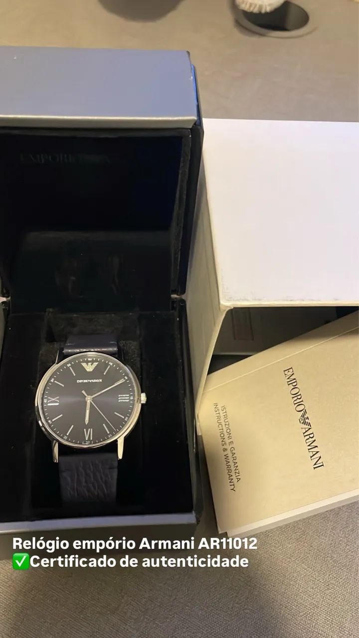 Emporio Armani AR11012 Original - Completo com Caixa e Certificado