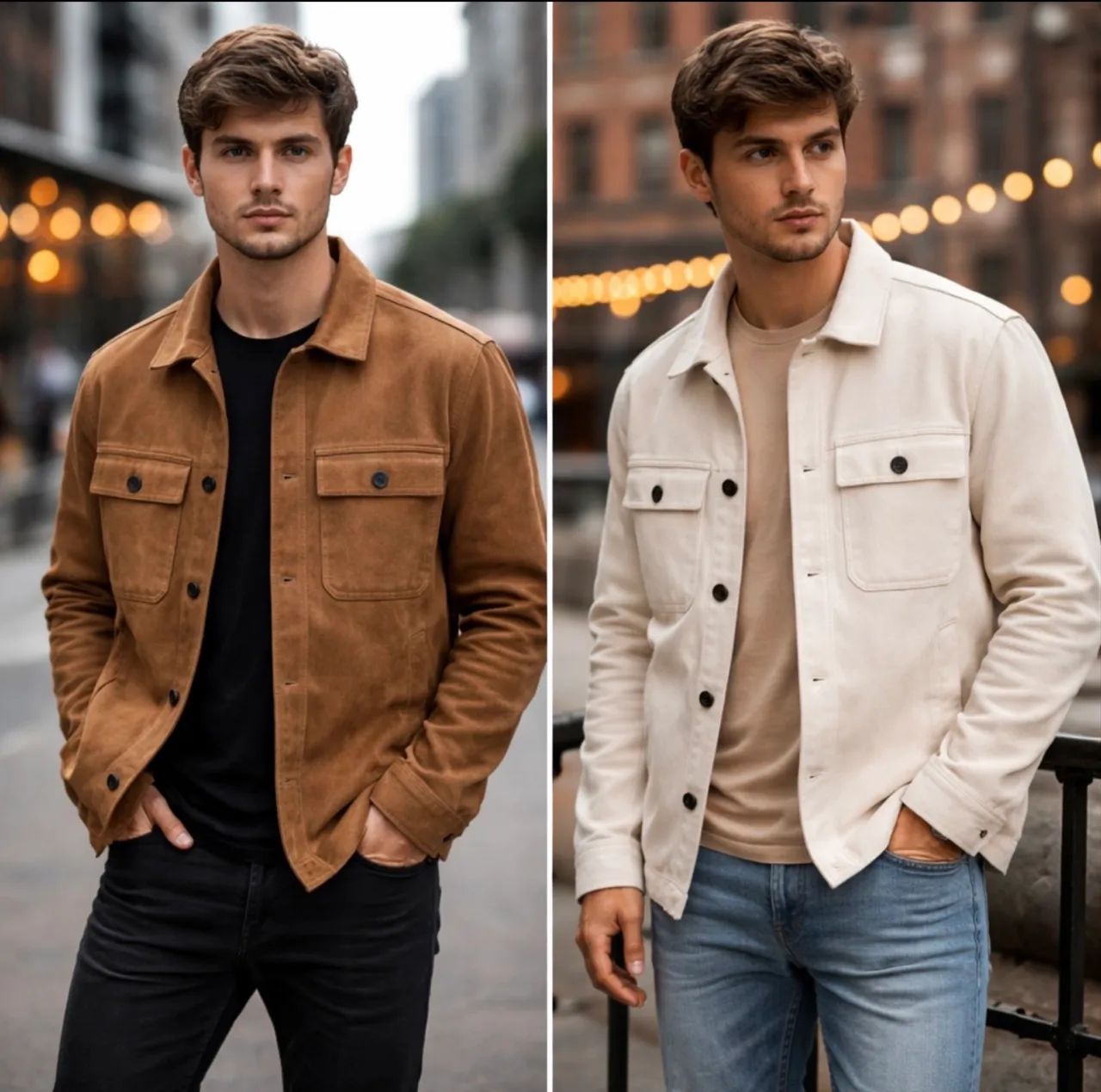 Jaqueta Masculina Aveludada - Estilo Zara - Roupas - Vila Maria