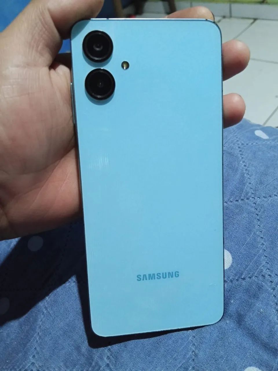 Samsung a06 128gb Todo original,  trincado so na película de vidro. - Foto 2