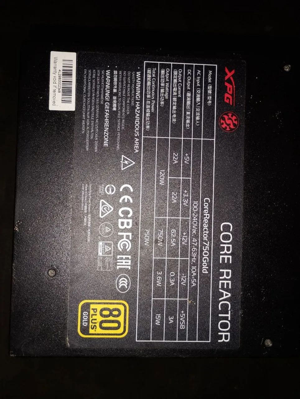Fonte xpg core reactor - Foto 2