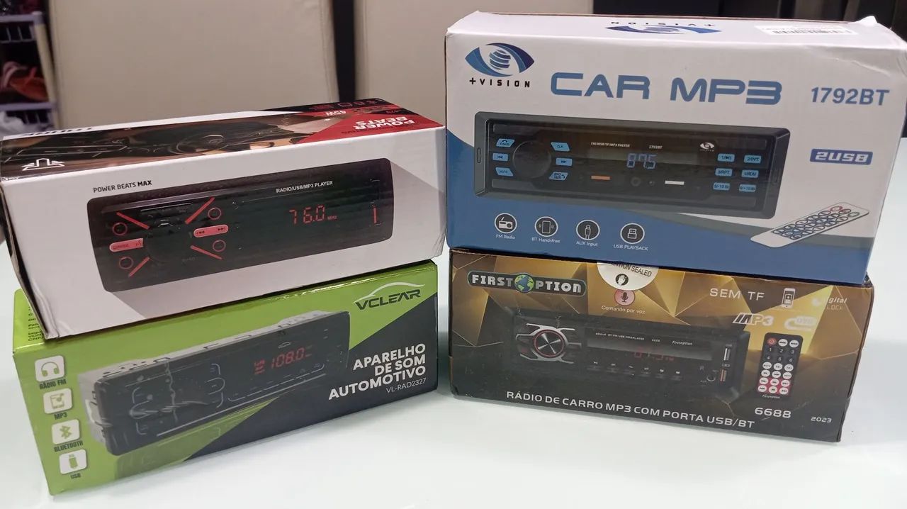 Som para carro mp3 bluetooth rádio  - Foto 3