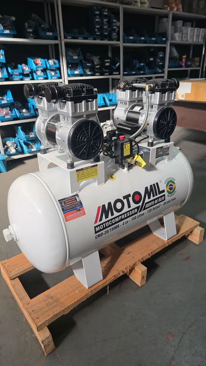 Compressor odontológico 150L 