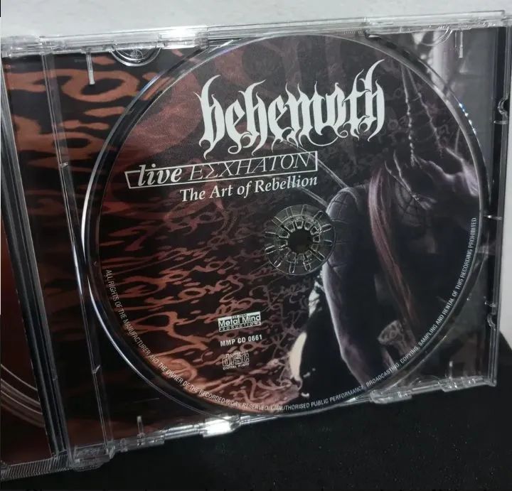 Cd Behemoth - Live Ezkaton - The Art of Rebellion - importado