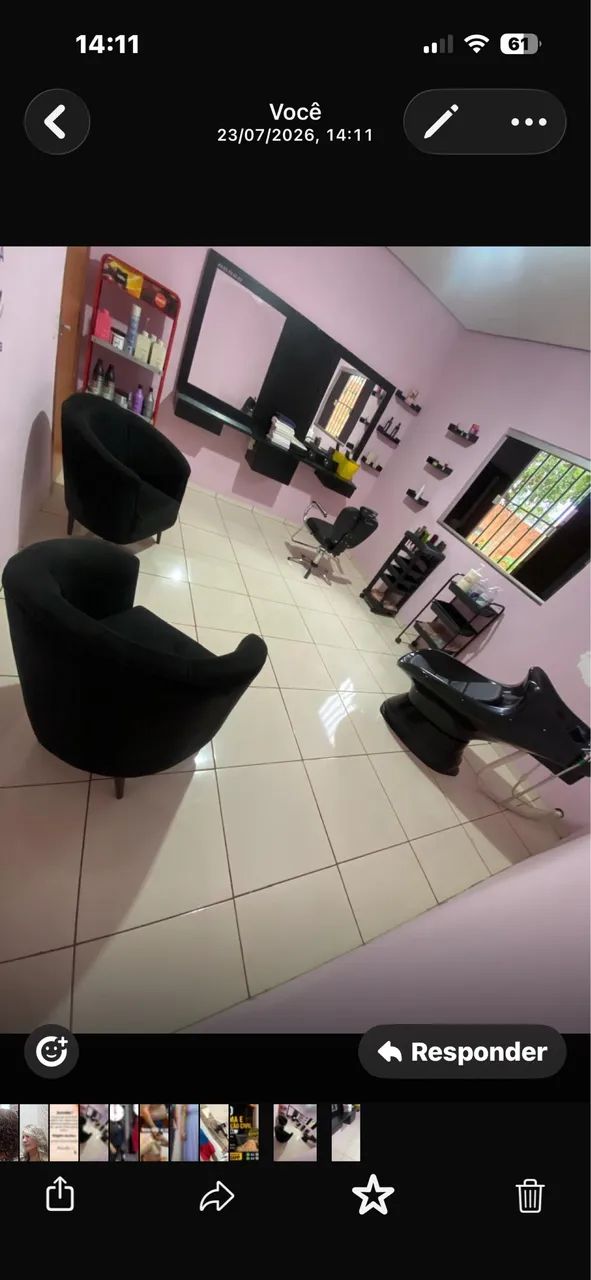 Vendo ou alugo salão montado só vim é ganhar dinheiro 