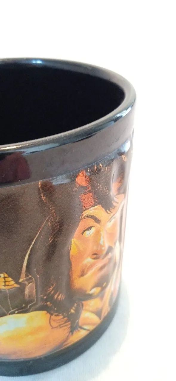 Caneca porcelana Rambo Antiga - Foto 3