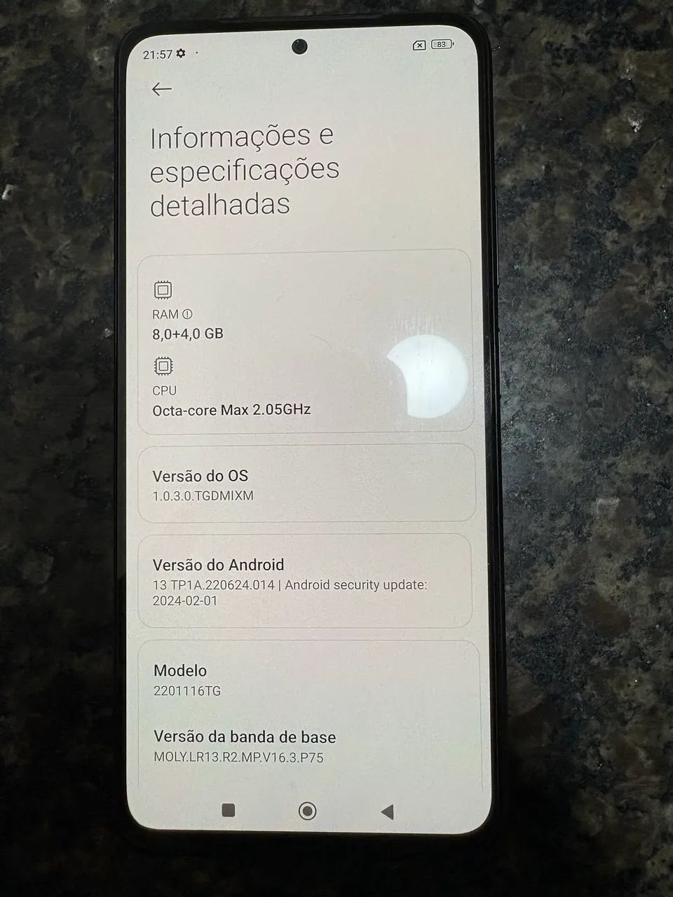 Celular Xiaomi Redmi note 11 Pro  - Foto 2