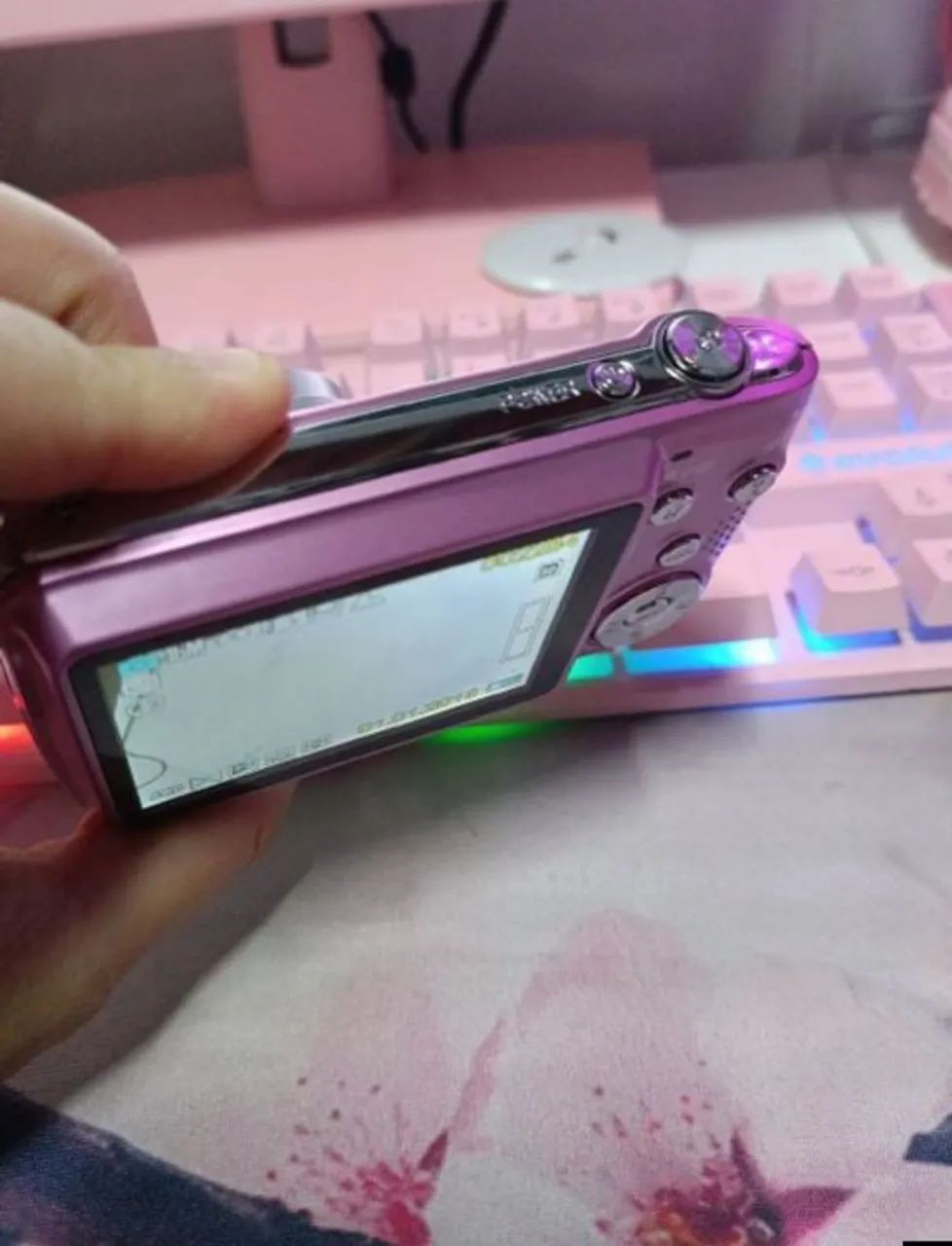 câmera digital polaroid is829 rosa(atenção leia a descrição) - Foto 2