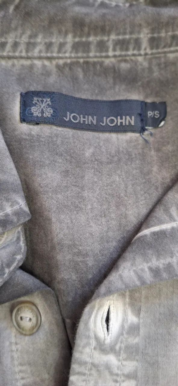 Camisa manga john john tamanho P - Foto 3