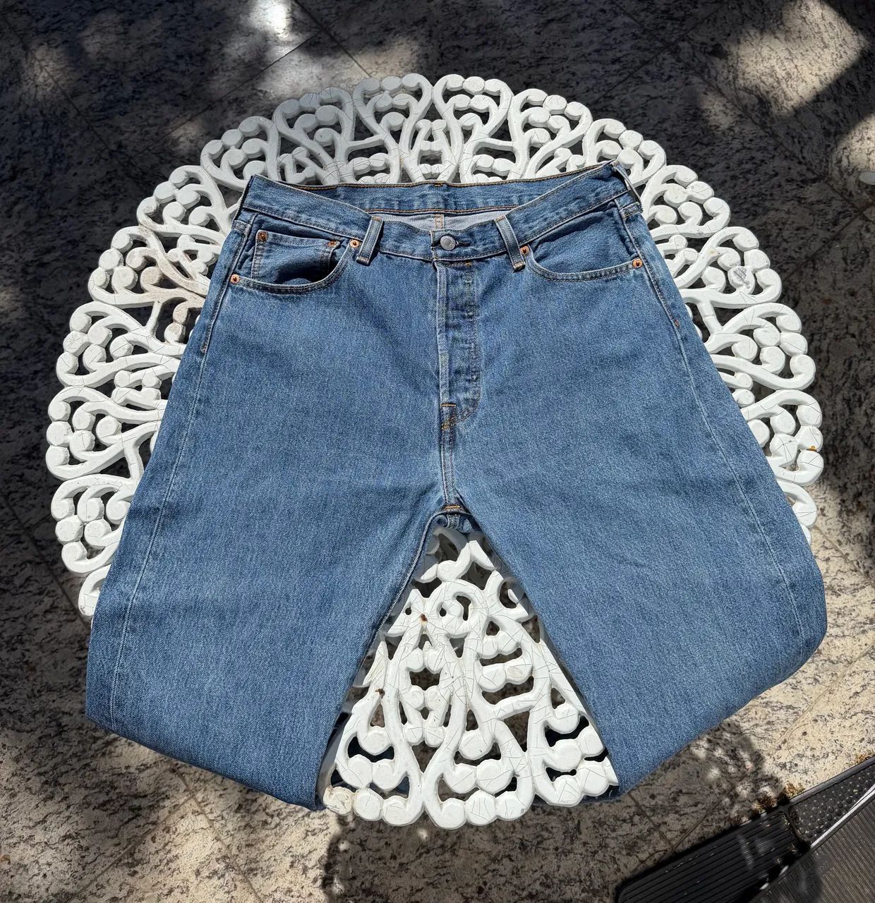Calça Jeans Levi?s Reta 44 - Azul - Foto 2