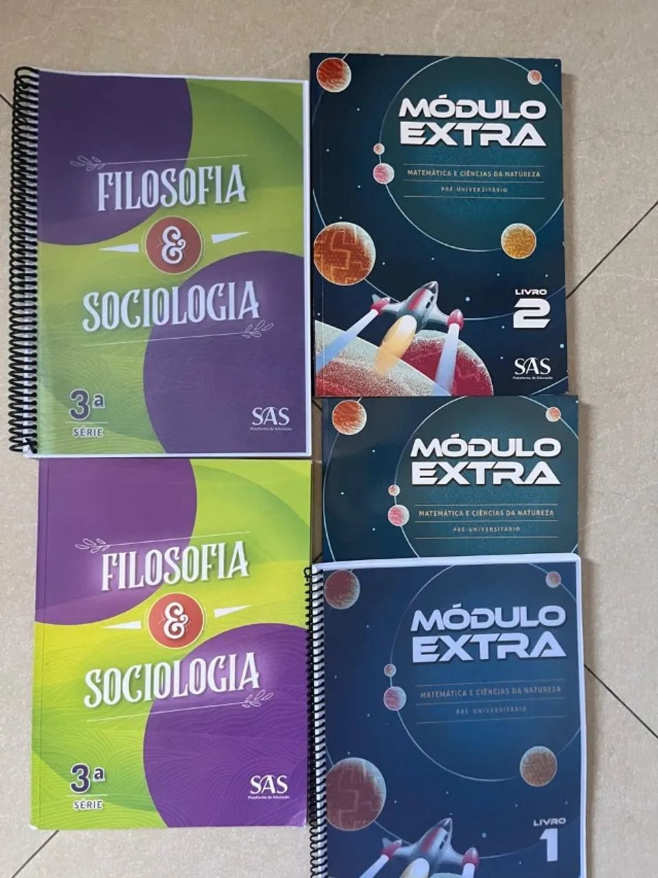 Livros para estudo de Vestibular