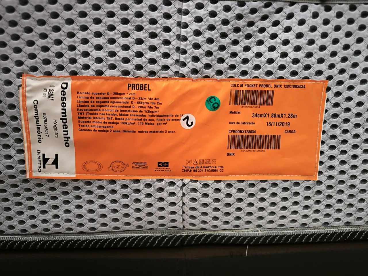 CAMA BOX PROBEL M POCKET ONIX - Foto 5