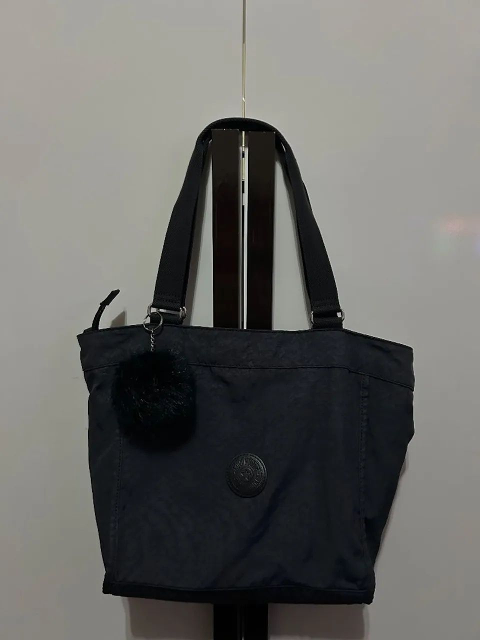 Bolsa Kipling Original Azul Escuro com Alça Dupla