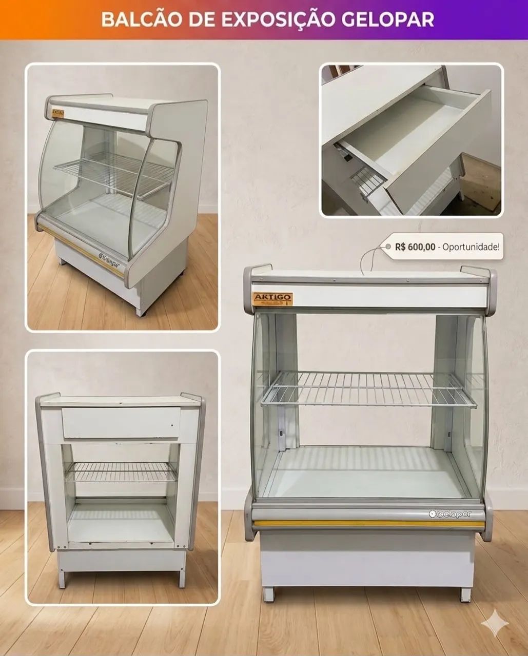 Expositor gelopar