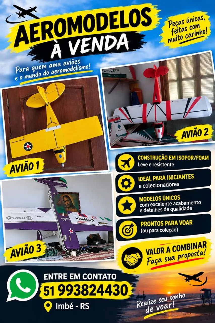 Aeromodelo clássico  - Foto 3