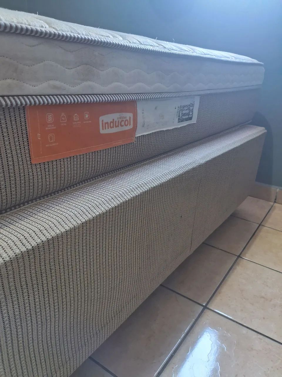 Cama de casal box com colchão  - Foto 4