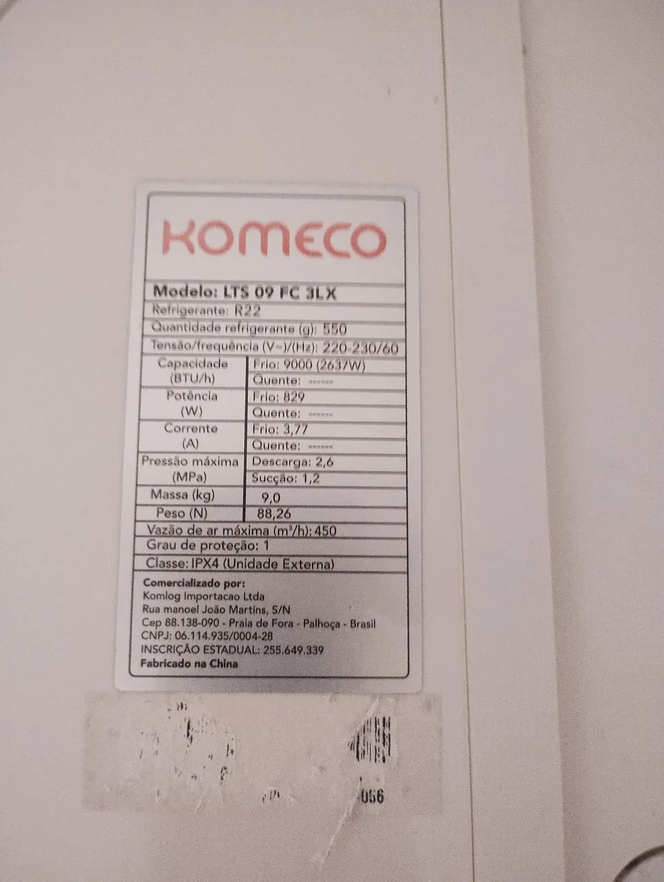 VENDO AR CONDICIONADO KOMECO - Foto 3