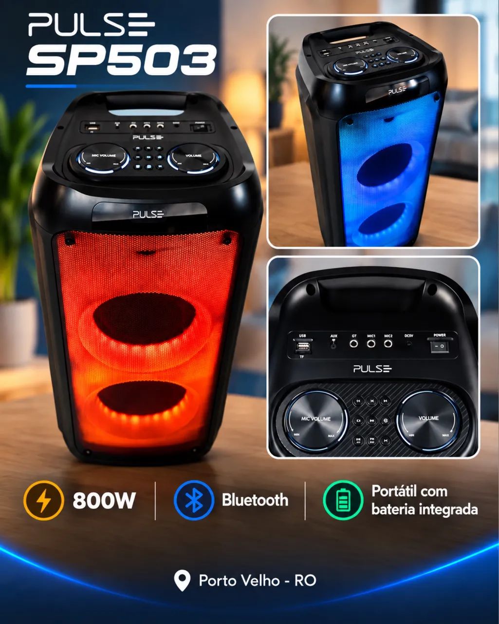 Caixa de Som Pulse SP503