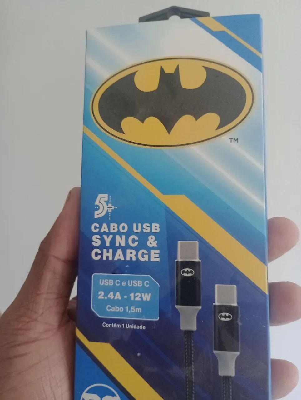 Cabo usb-c Batman 
