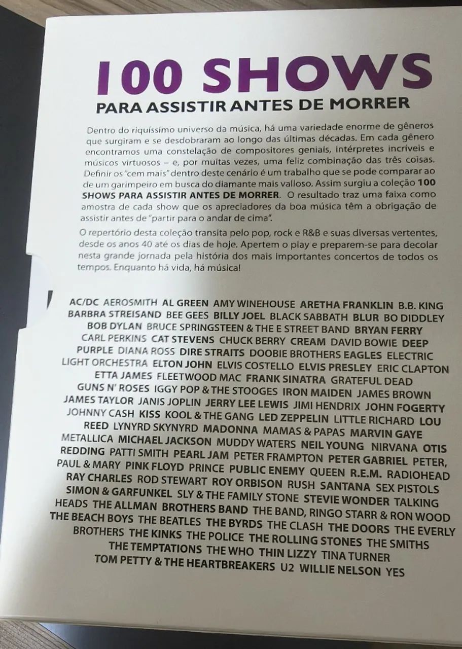 100 Shows Para Assistir Antes de Morrer - 2 Boxes - 10 DVDs - Foto 4