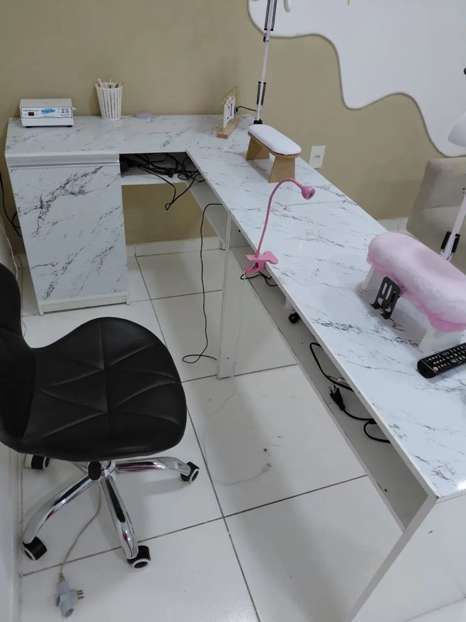 Mesa para manicure 2 em 1 - Foto 5