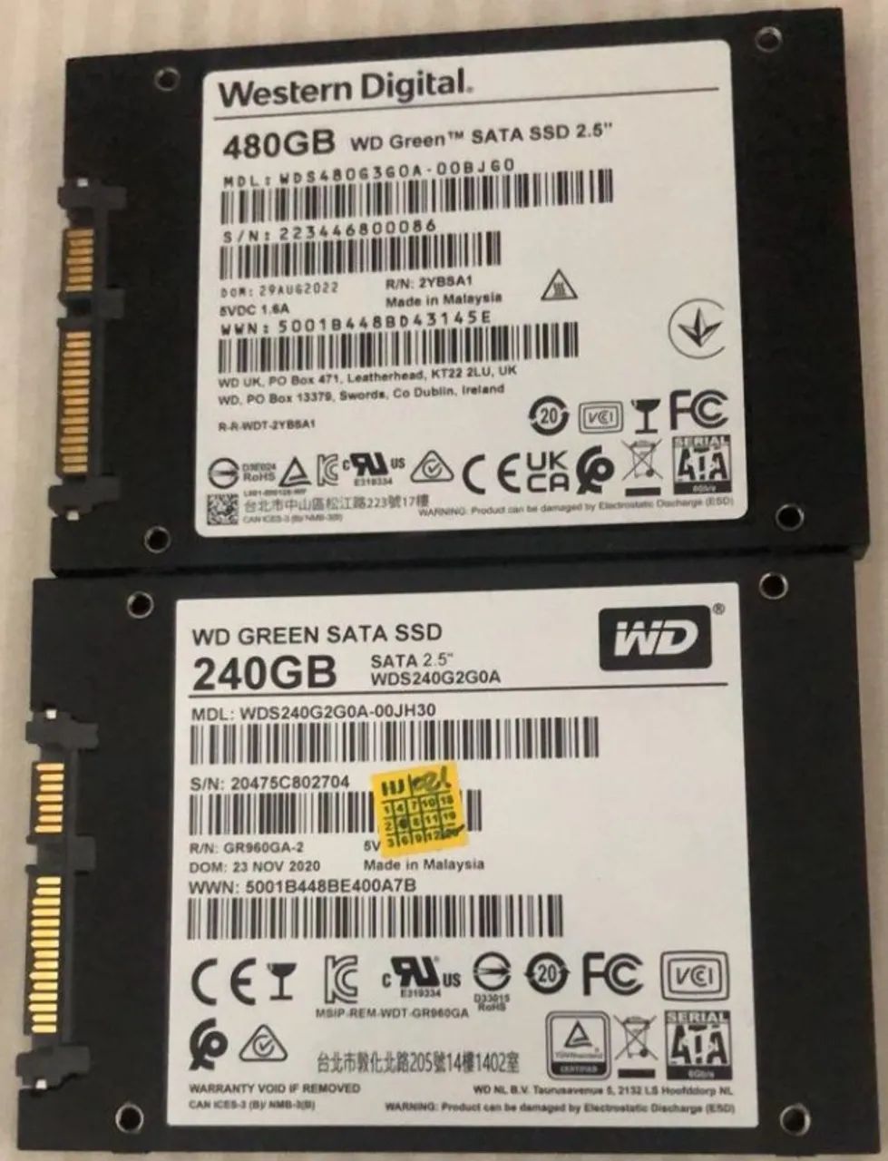 SSD 240GB SATA 2.5 para Notebook - 10X mais rápido!