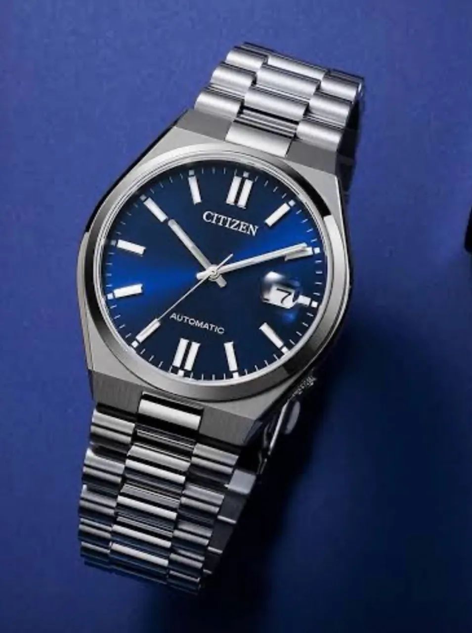 Relógio Citizen Tsuyosa Automático Azul Escuro  - Foto 3