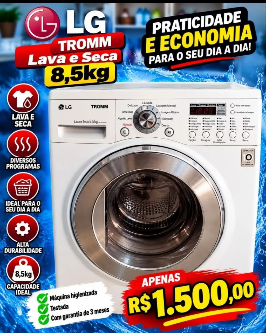 Lava e seca com garantia - Foto 2