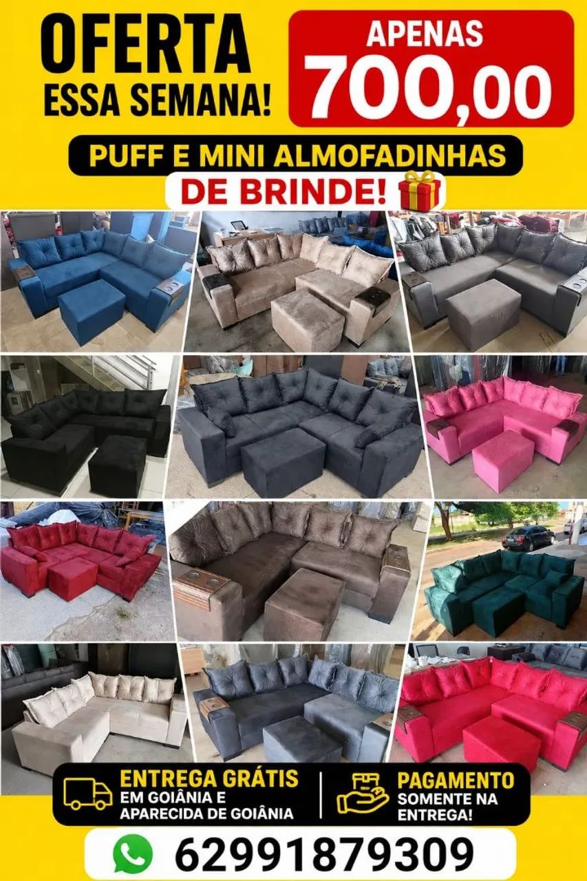 Sofá promoção 
