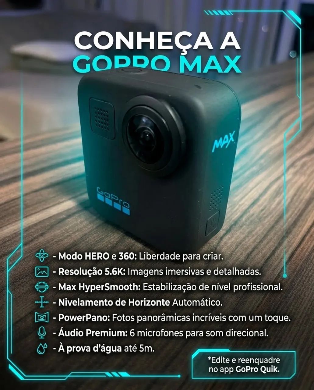 Go Pro Max impecável!!!!