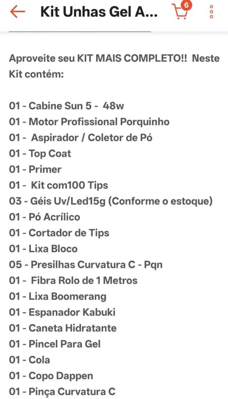 KIT COMPLETO MANICURE 