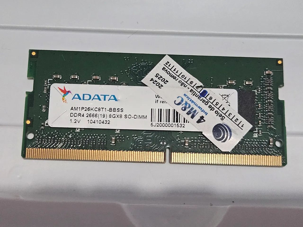 KIT MEMÓRIA 16GB, 2X8GB DDR4 2666MHZ NOTEBOOK OEM NOVA - Memória