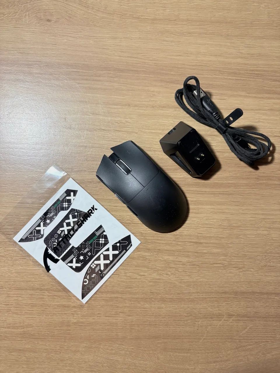 Mouse Gamer Attack Shark X11 Preto - Tri-Mode + Base