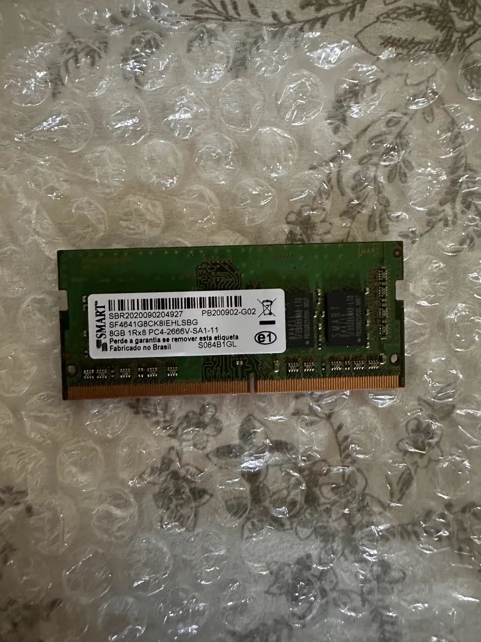 Memória RAM 8GB DDR4 2666MHz para Notebook - Original Lenovo