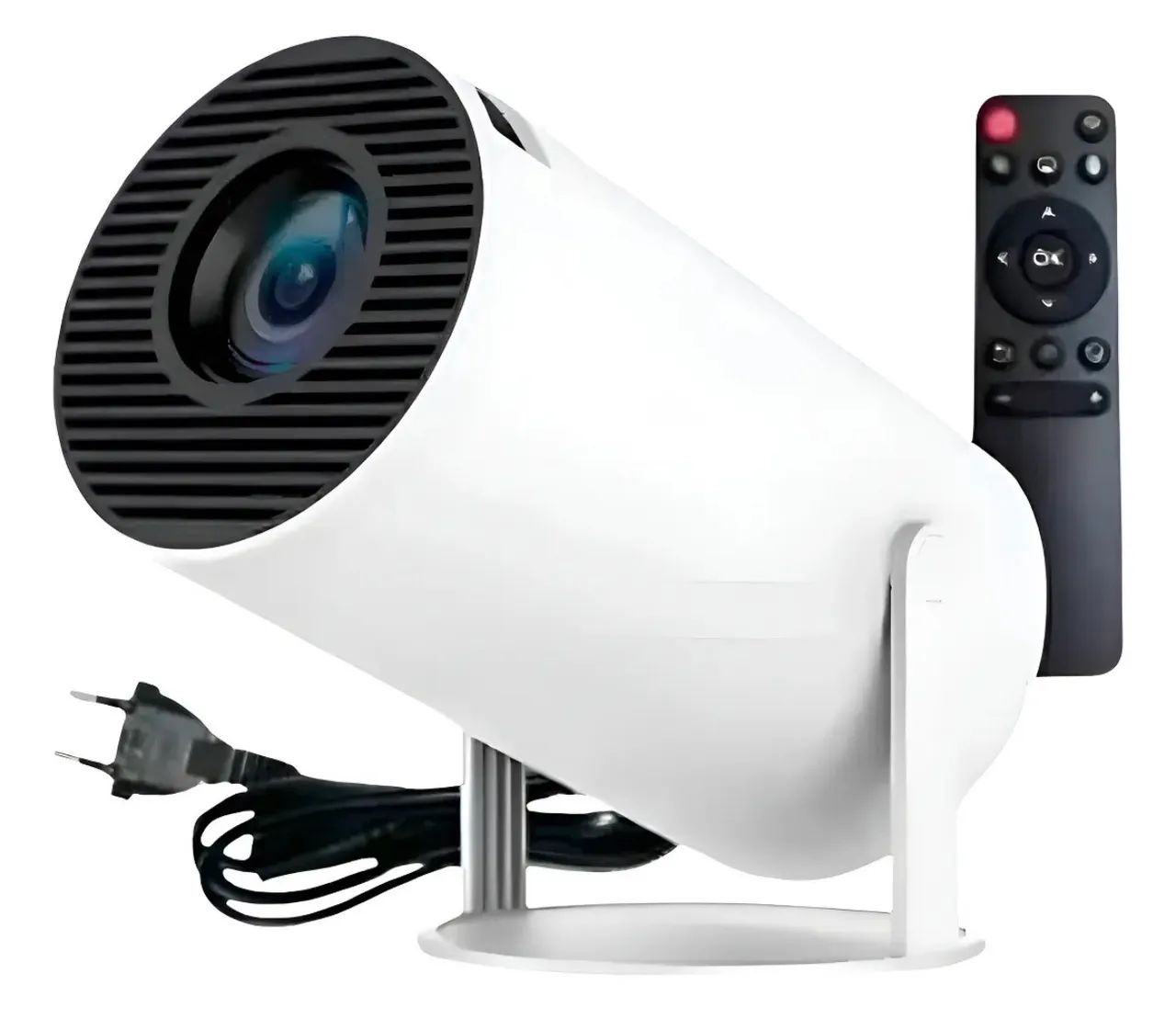 Projetor HY300 HD Android Wi-Fi Bluetooth Portátil 150?