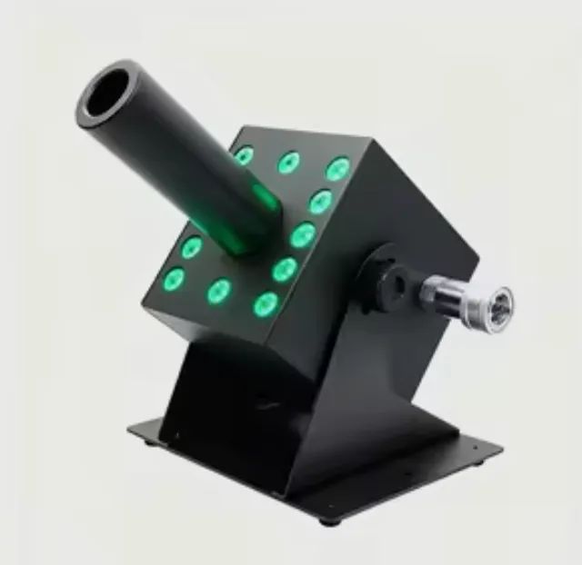 Jet co2 Led RGB DMX Canhão com mangueira 5mts Festas Palco show Bandas Djs Mc - Foto 2