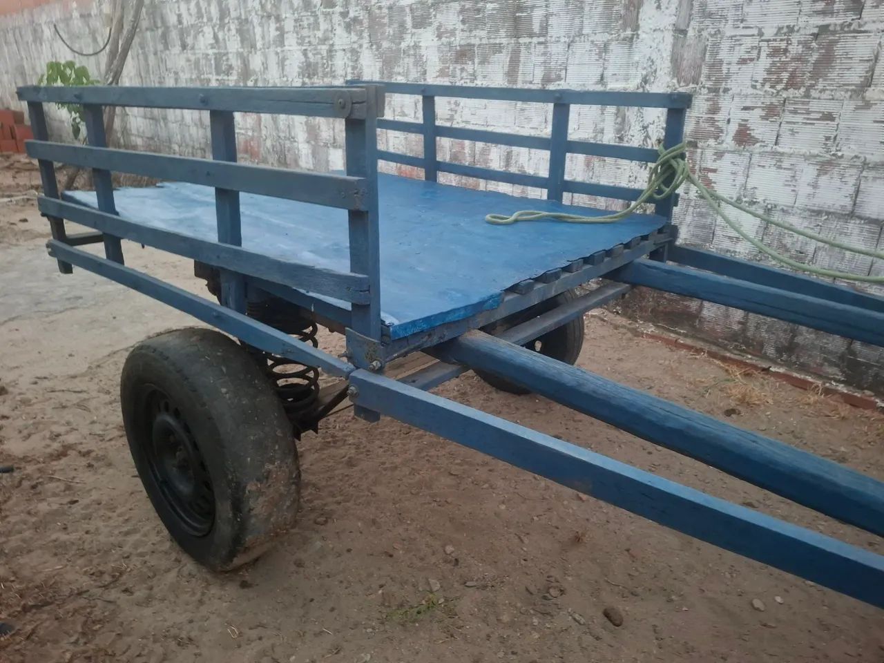 Carroça com arreios