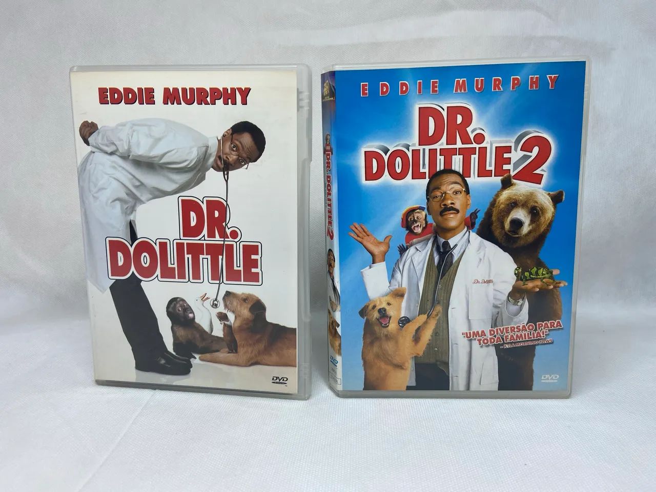 DVDs Filme Kit Doutor Dolittle 1 e 2 Eddie Murphy