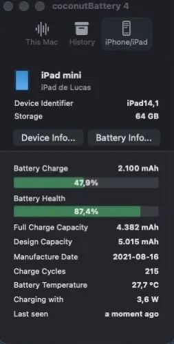 ipad mini 6 geração 64gb starlight - Foto 4