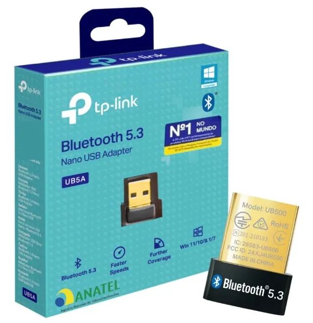 ADAPTADOR USB BLUETOOTH 5.3 TP-LINK UB5A UB500 NANO - Foto 4