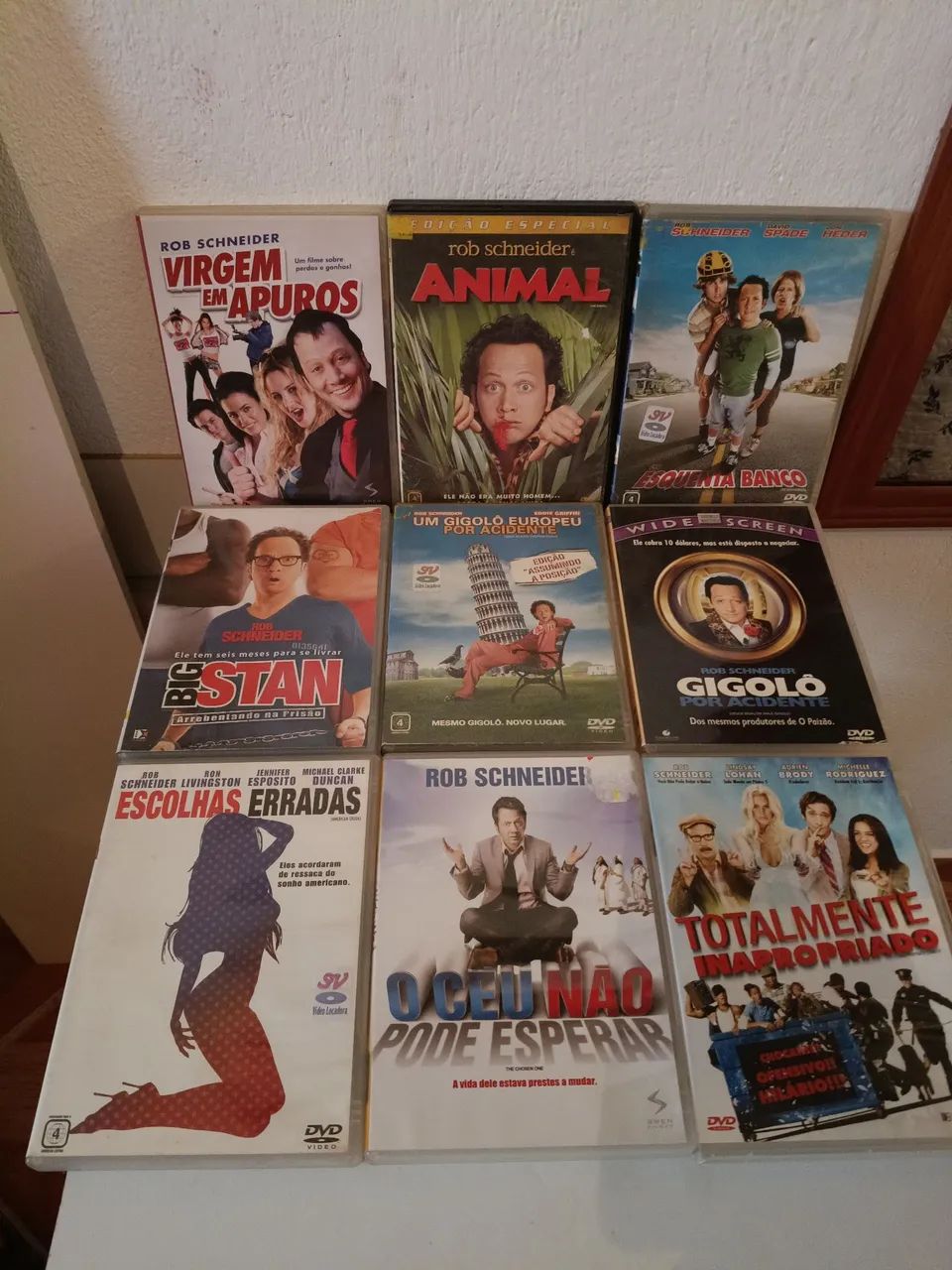 FILMES DVDS COLEÇÃO ROB SCHENEIDER