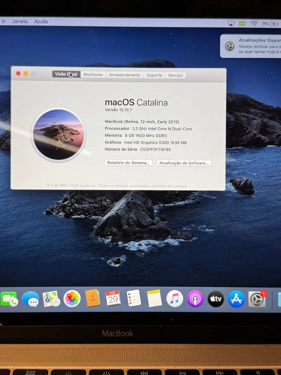 MacBook 12" 2015 8GB RAM 500GB SSD - Rose Gold - Foto 2