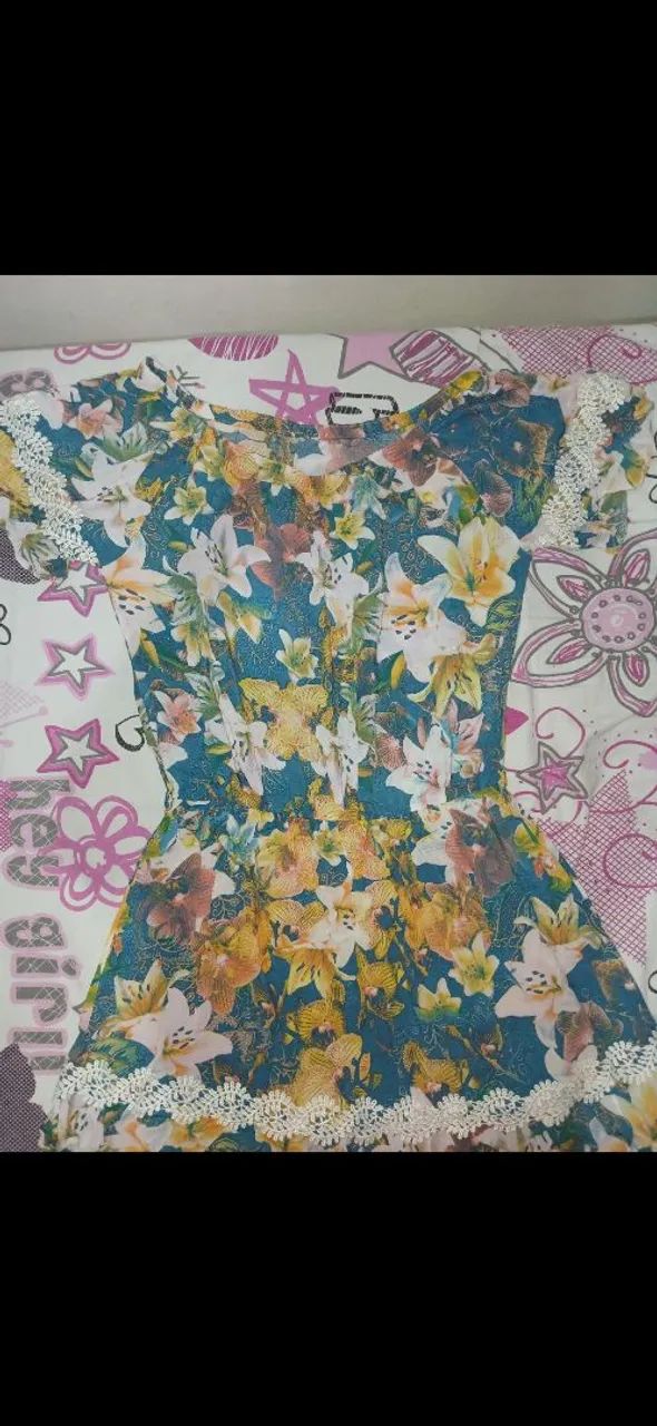 Vestido Estampado (Rosa Clichê)