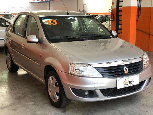 Logan Expression 1.0 Flex 2013 Prata Completo Muito Conservado - Foto 5