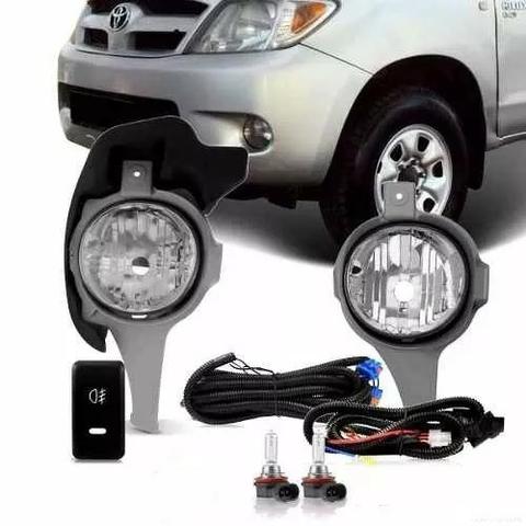 Kit Farol Milha Auxiliar Neblina Toyota Hilux 2005 2006 2007