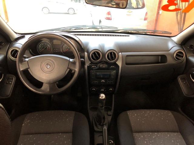 Logan Expression 1.0 Flex 2013 Prata Completo Muito Conservado - Foto 6