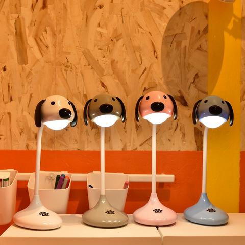 Luminária De Mesa Recarregável Em Formato de Cachorro Touch Led - Foto 6